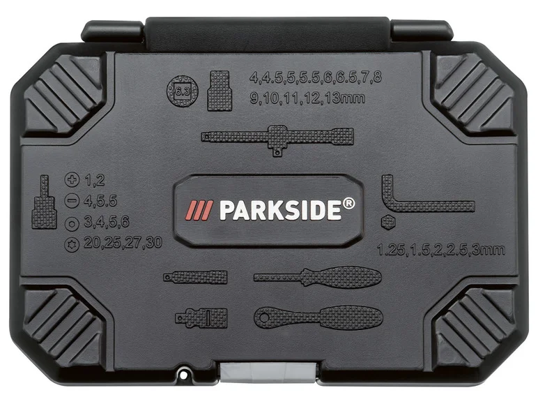 PARKSIDE® Set de douilles et d'embouts. 36 pièces