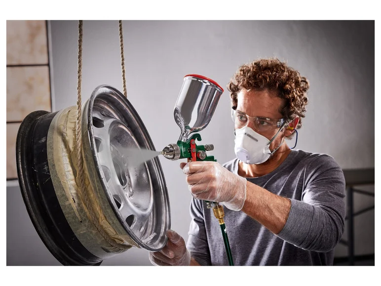 PARKSIDE® Pistolet à peinture pneumatique PDFP 500 D4