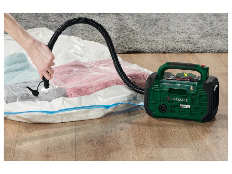 PARKSIDE® Compresseur et pompe à air sans fil PKA 20-Li C3. 20 V