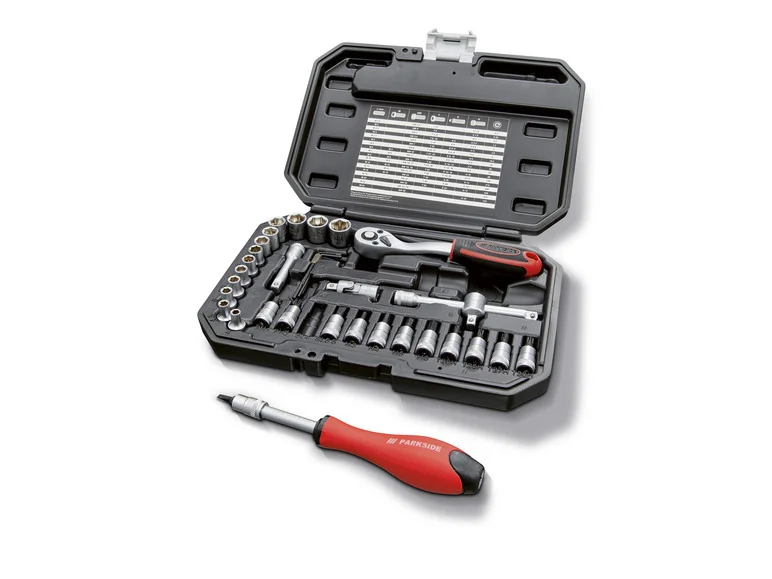 PARKSIDE® Set de clés à douilles. 36 pièces
