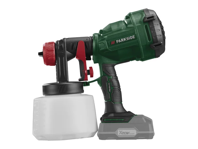 PARKSIDE® Pistolet à peinture sans fil PFSA 20-Li C3. 20 V