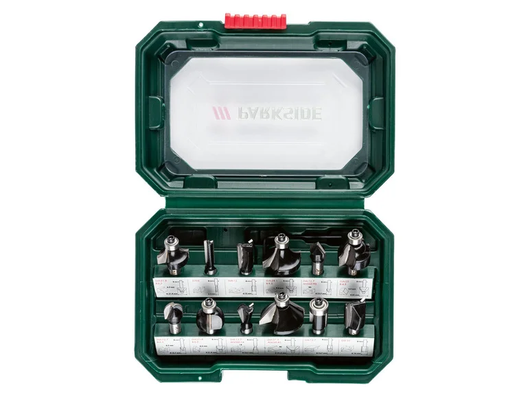 PARKSIDE® Set de 12 embouts de fraisage PFB 12 A1