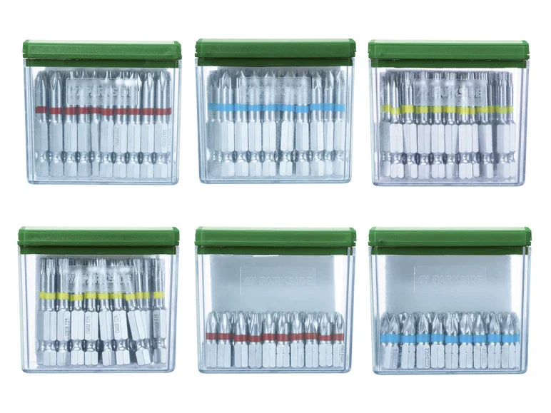 PARKSIDE® Jeu d'embouts. 25 mm ou 50 mm. en acier S2