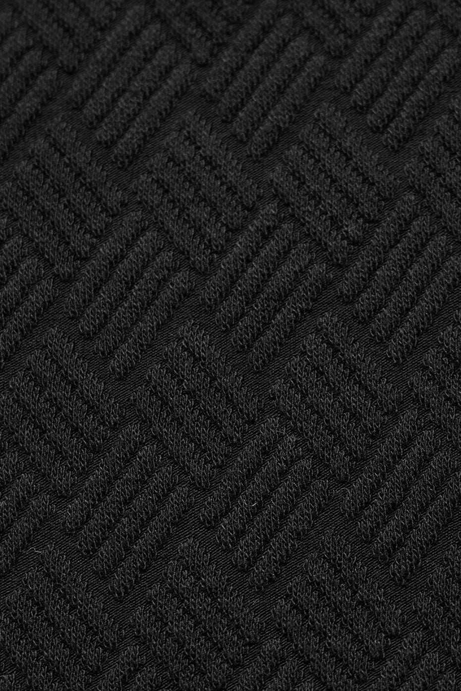 Cropped Doubles Only Full Zip Jacket - Black