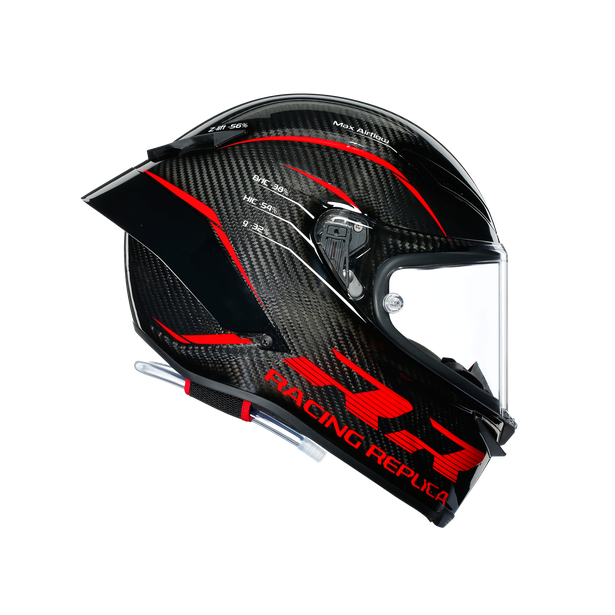 PISTA GP RR ECE DOT MULTI - PERFORMANCE CARBON/RED