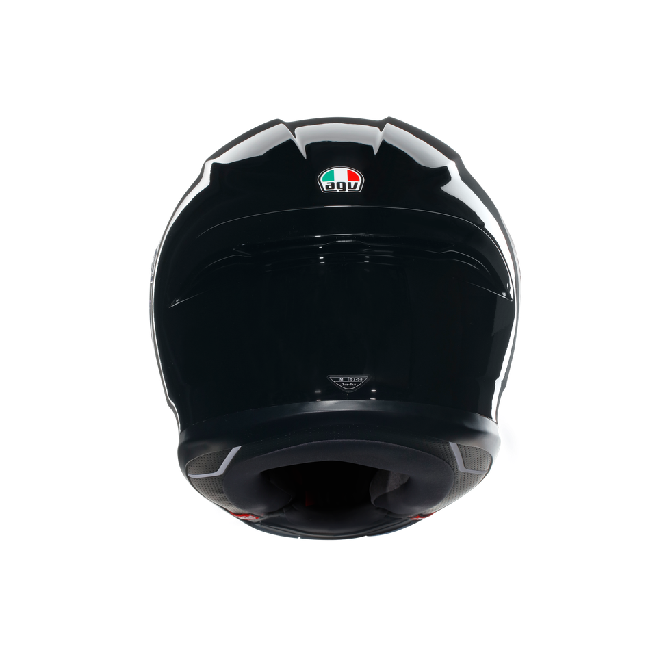 K6 S BLACK - MOTORBIKE FULL FACE HELMET E2206