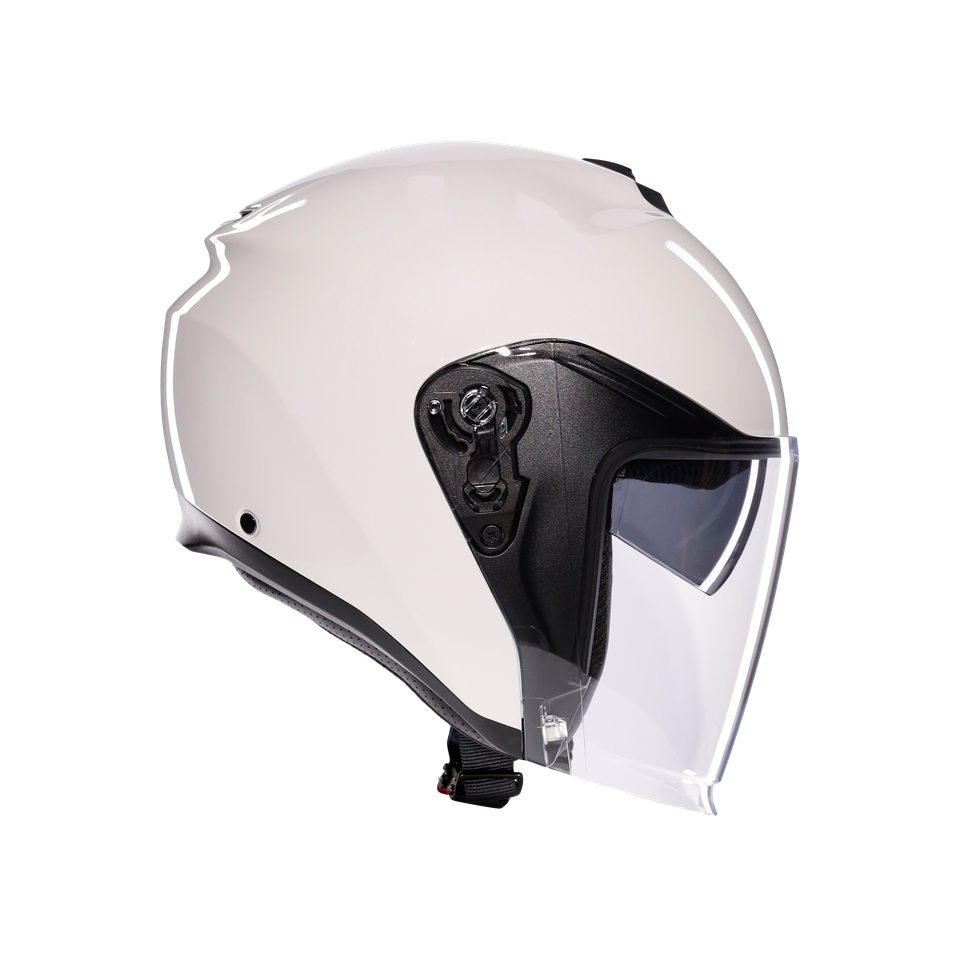 IRIDES MONO MATERIA WHITE - MOTORBIKE OPEN FACE HELMET E2206