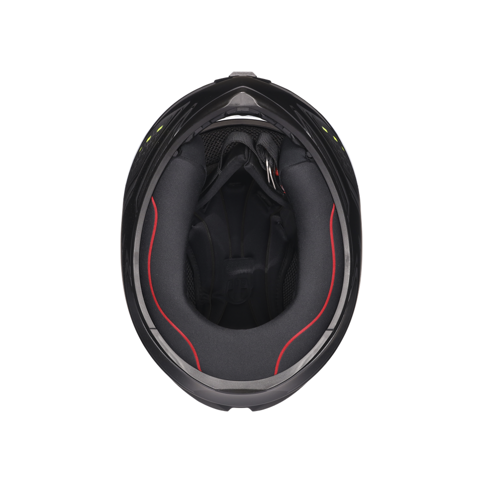 K1 S SLING MATT BLACK/GREY - MOTORBIKE FULL FACE HELMET E2206