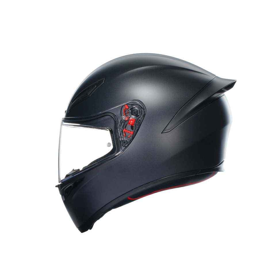 K1 S MATT BLACK - MOTORBIKE FULL FACE HELMET E2206