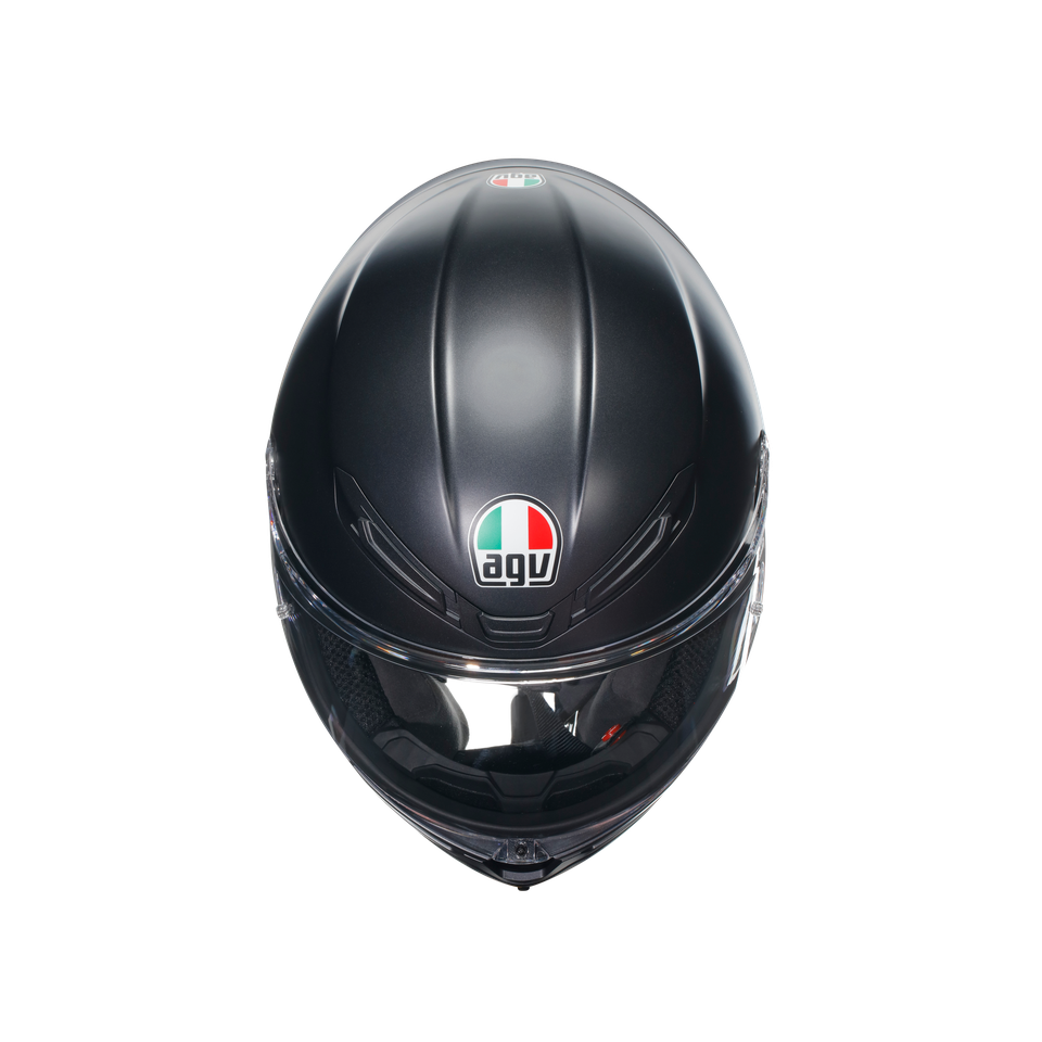 K6 S MATT BLACK - MOTORBIKE FULL FACE HELMET E2206