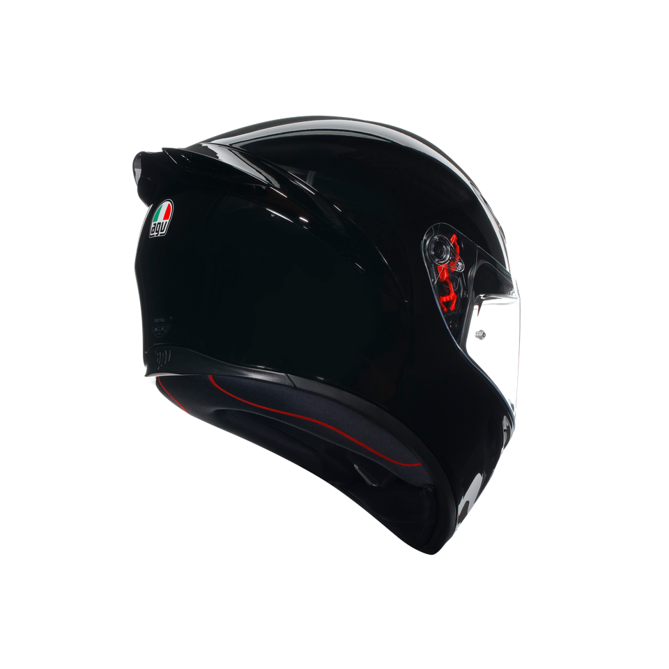 K1 S BLACK - MOTORBIKE FULL FACE HELMET E2206