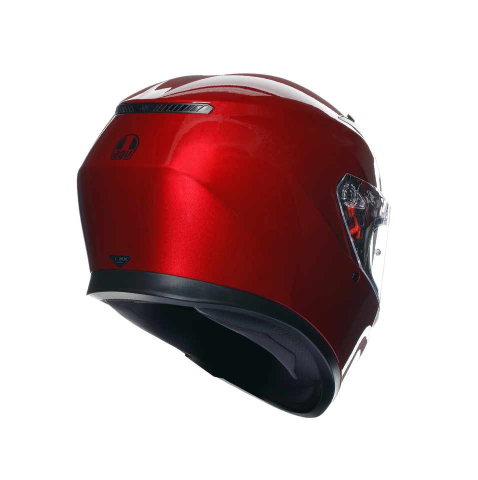 K3 MONO COMPETIZIONE RED - MOTORBIKE FULL FACE HELMET E2206