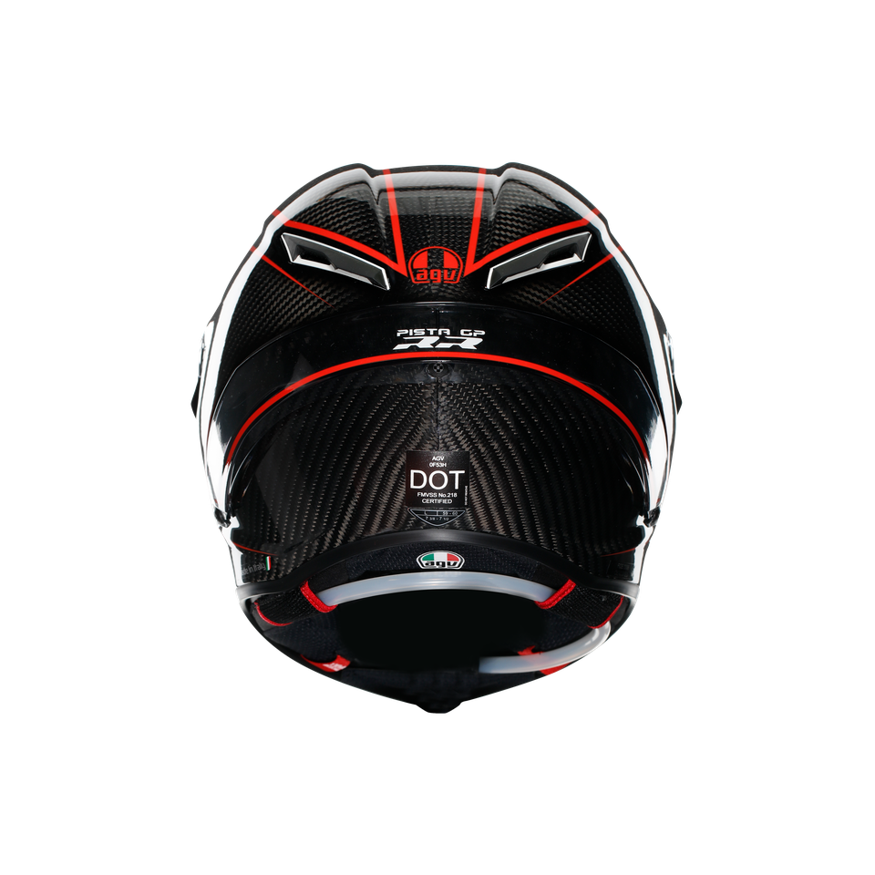 PISTA GP RR PERFORMANTE CARBON/RED - MOTORBIKE FULL FACE HELMET E2206 DOT