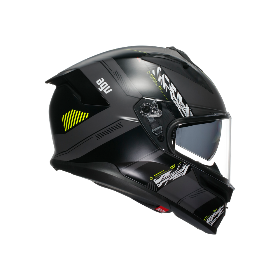 K7 AGV E2206 MPLK - KYBER MATT GREY/YELLOW FLUO