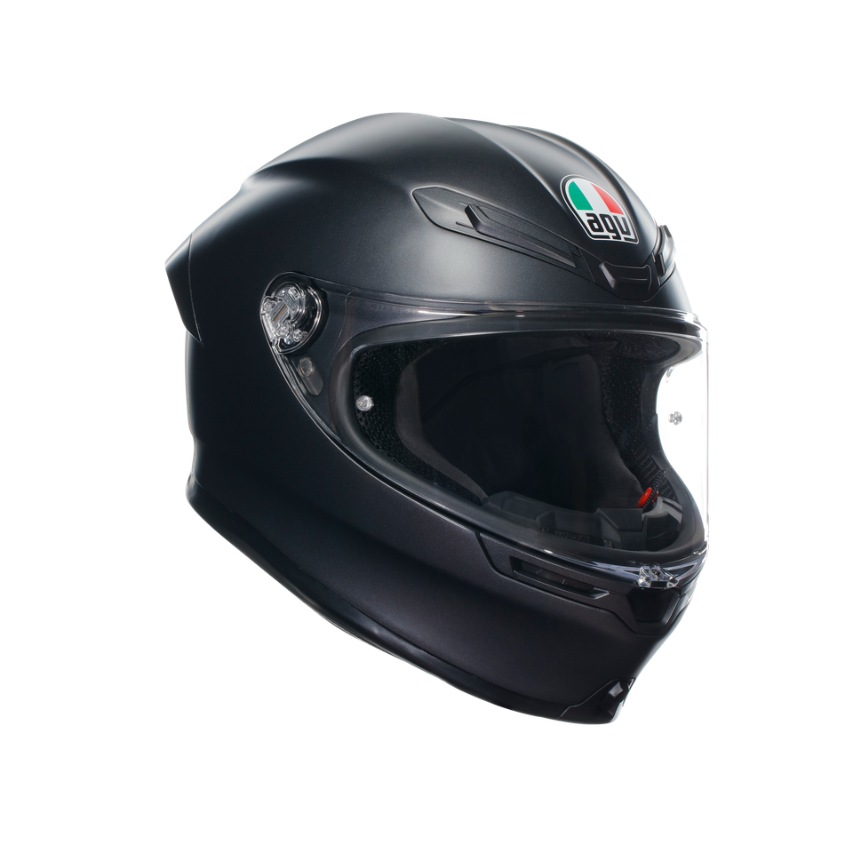 K6 S MATT BLACK - MOTORBIKE FULL FACE HELMET E2206