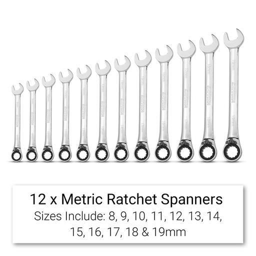 Daytona D520PSKIT 520pce Mechanical Tool Set With 6 Drawer Chest & 7 Drawer Roller Cabinet