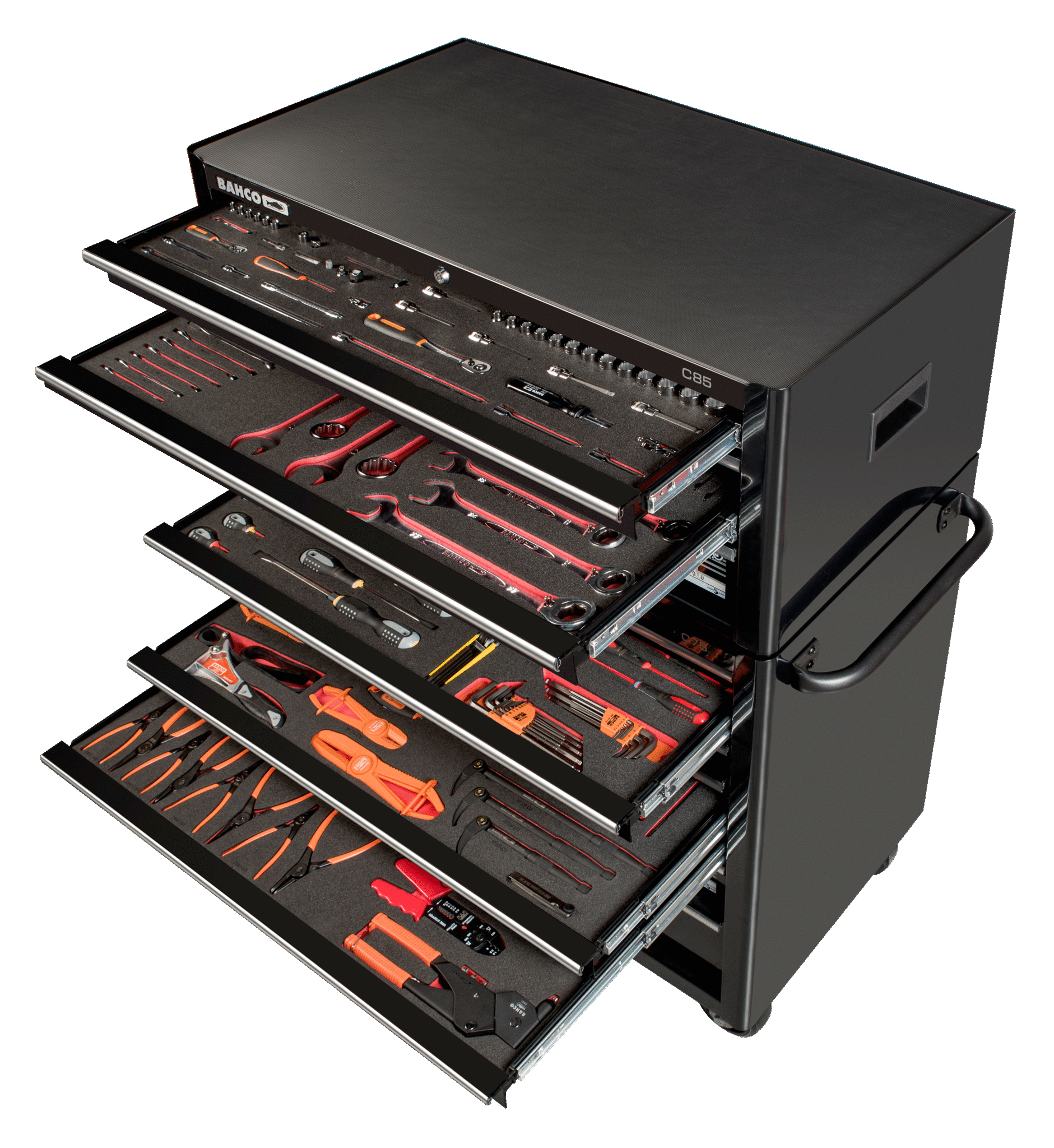 Tool Trolley General Purpose Tool Kit - 758 pcs