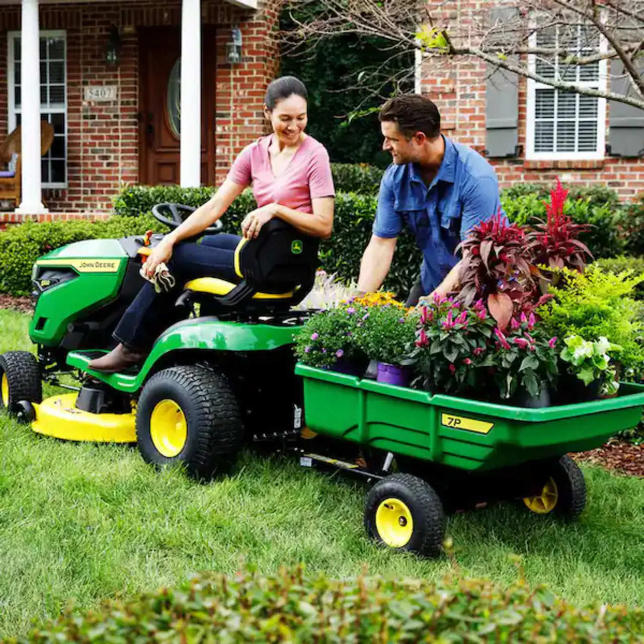 John Deere S100 42 in. 17.5 HP Gas Hydrostatic Riding Lawn Mower