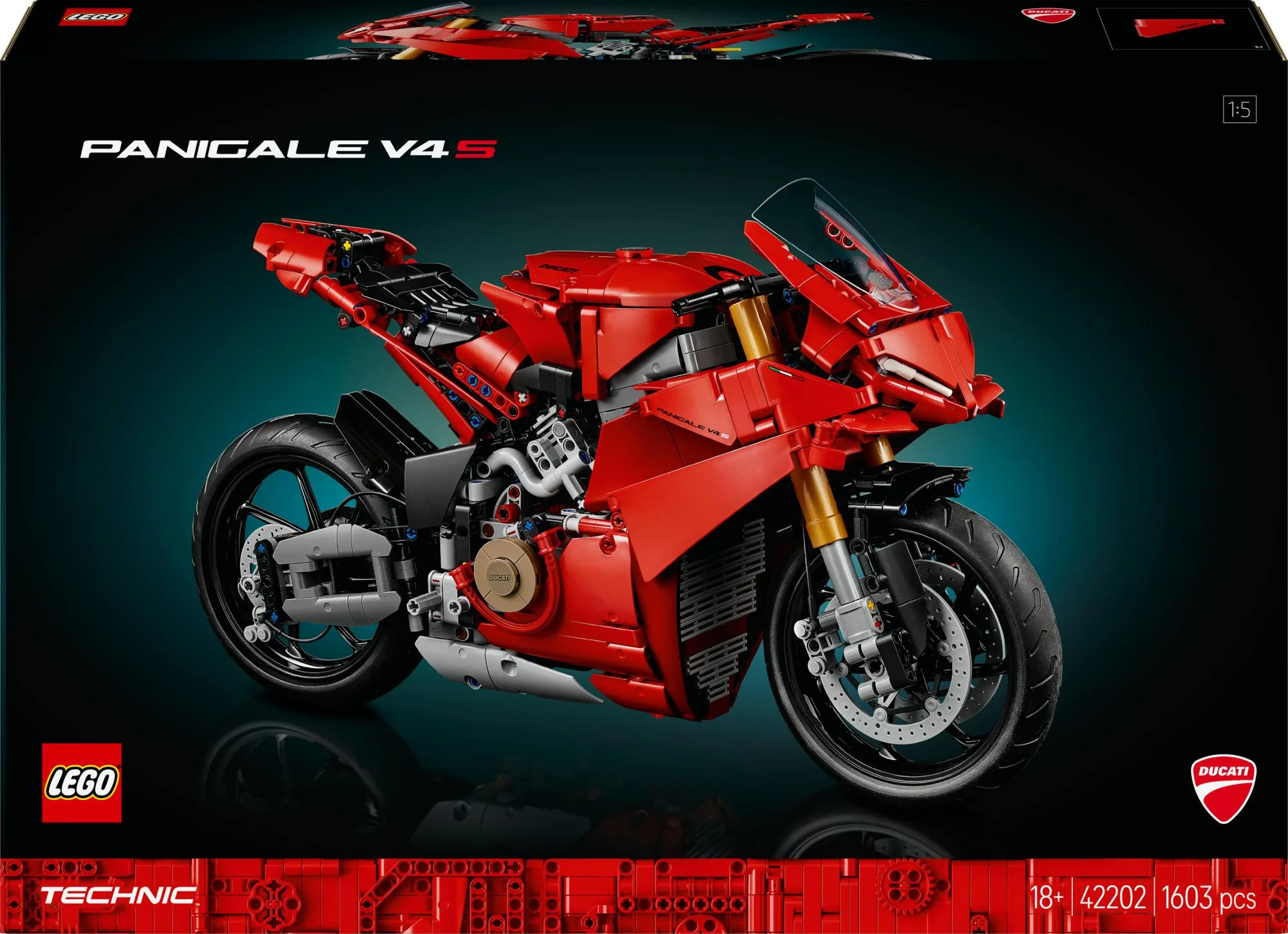 LEGO 42202 Technic Ducati Panigale V4 S Motorcycle