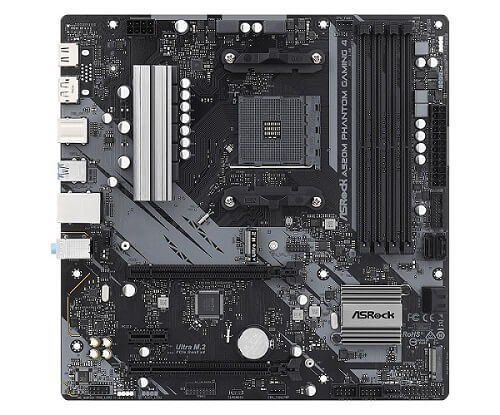 ASRock A520M Phantom Gaming 4 - mATX - A520  - Bundkort- AM4 - bundkort