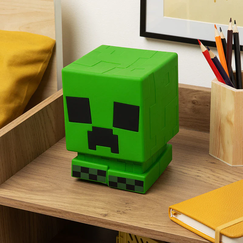 Minecraft Creeper SquishyGlo Silicone Lys Rechargeable