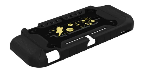 HORI Switch Lite Hybrid System Armor - Pokémon Pikachu Black & Gold