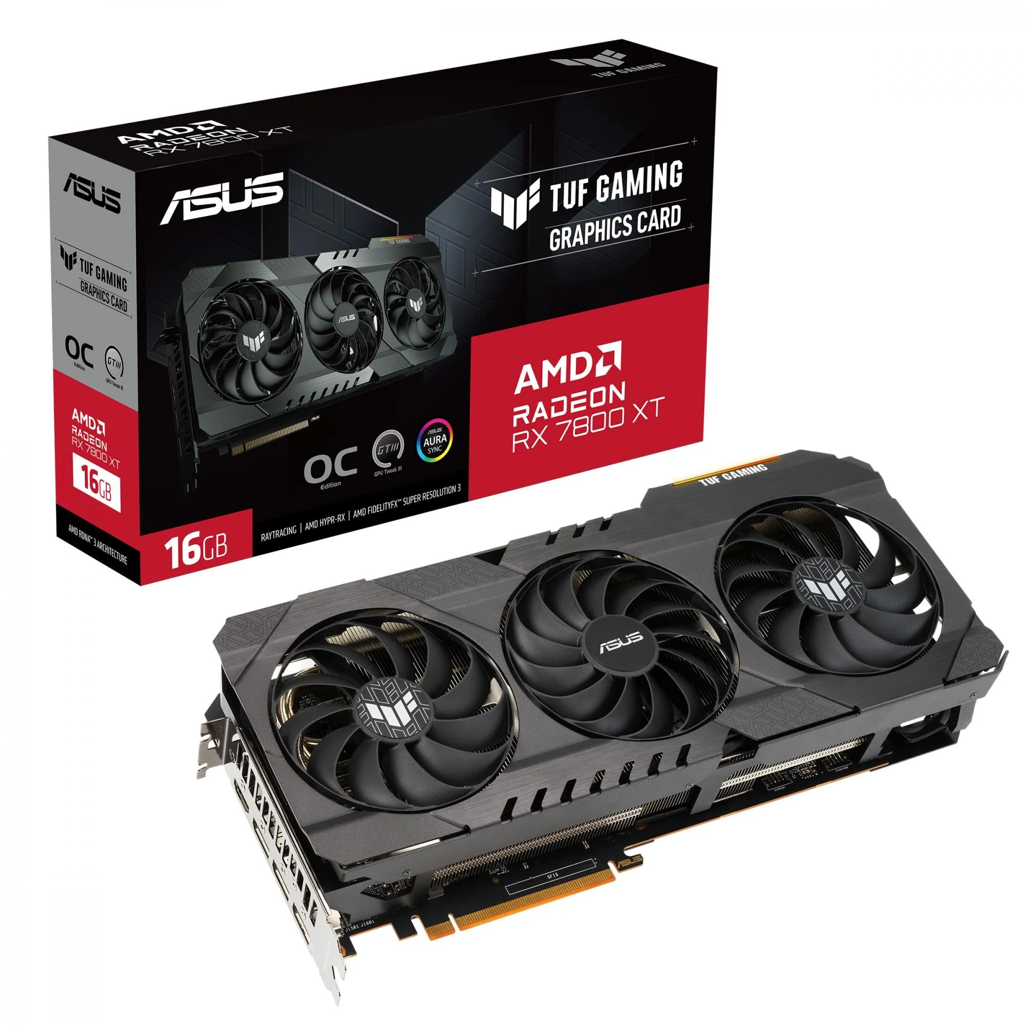 ASUS Radeon RX 7800 XT 16GB GDDR6 TUF OG OC GAMING