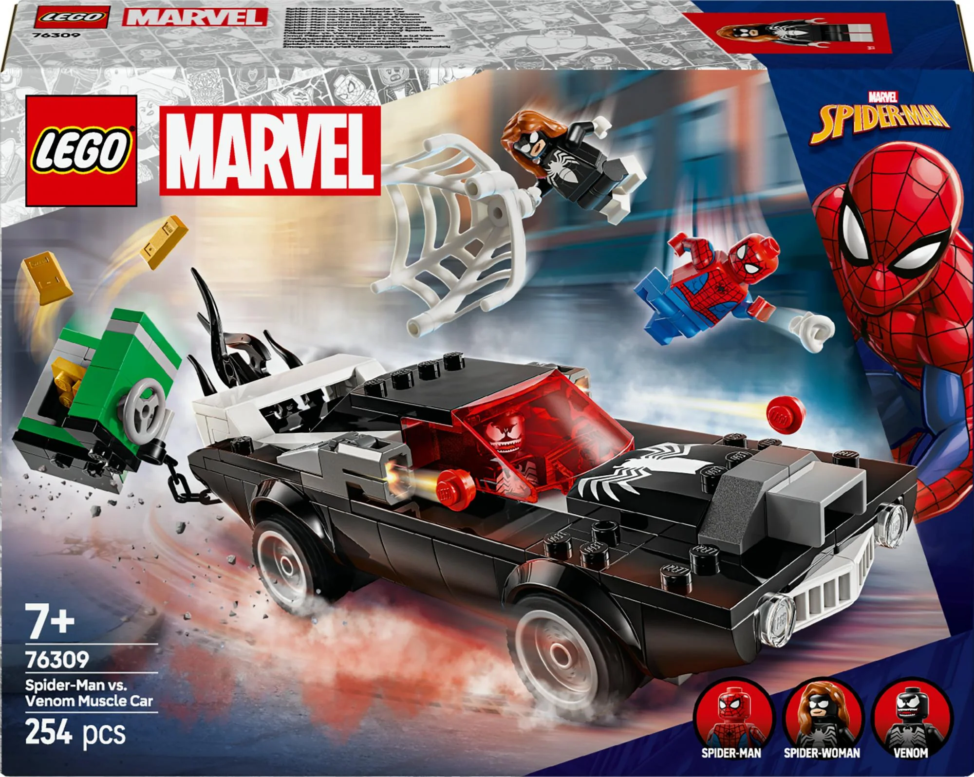 LEGO 76309 Marvel Super Heroes Spider-Man vs. Venom Muscle Car