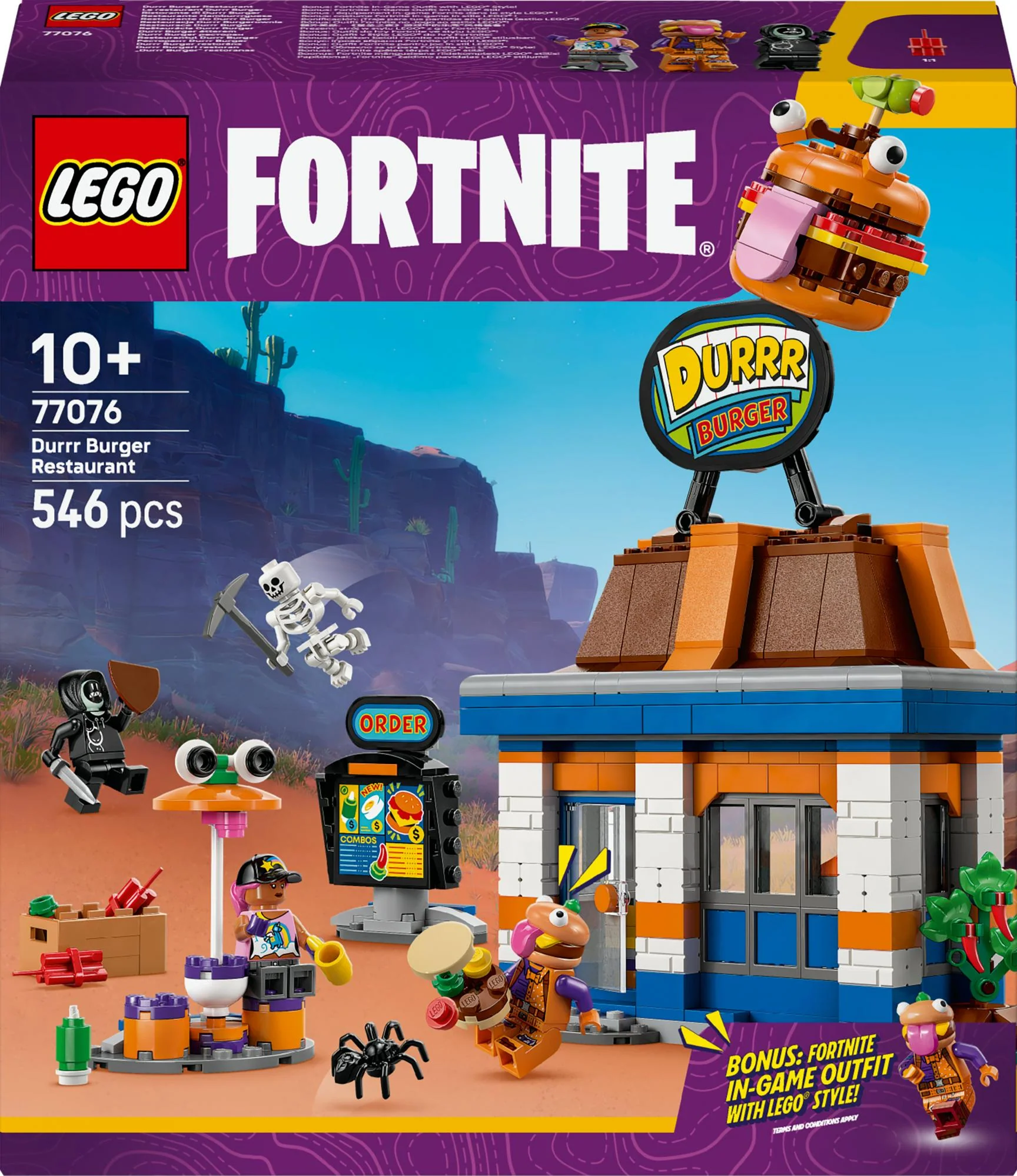 LEGO 77076 Fortnite Durrr Burger Restaurant