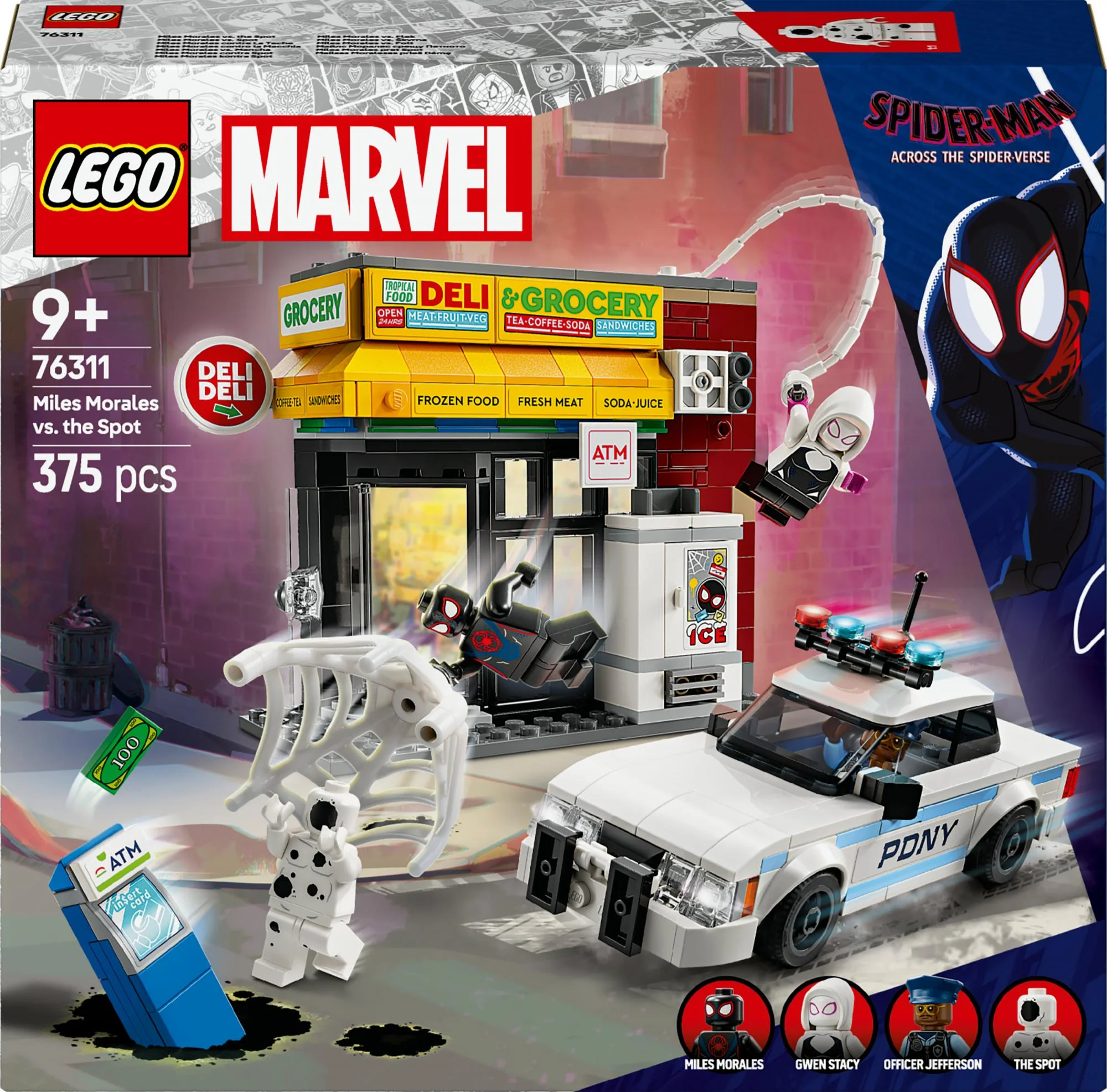 LEGO 76311 Marvel Super Heroes Spider-Verse: Miles Morales vs Spot
