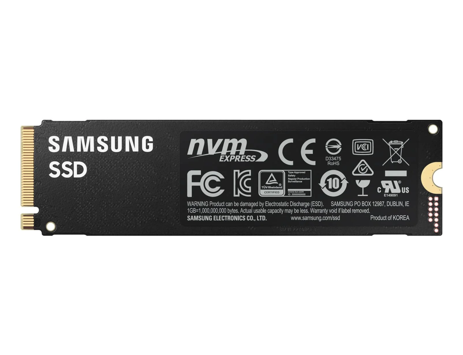 Samsung 980 PRO SSD MZ-V8P1T0BW 1 TB M.2