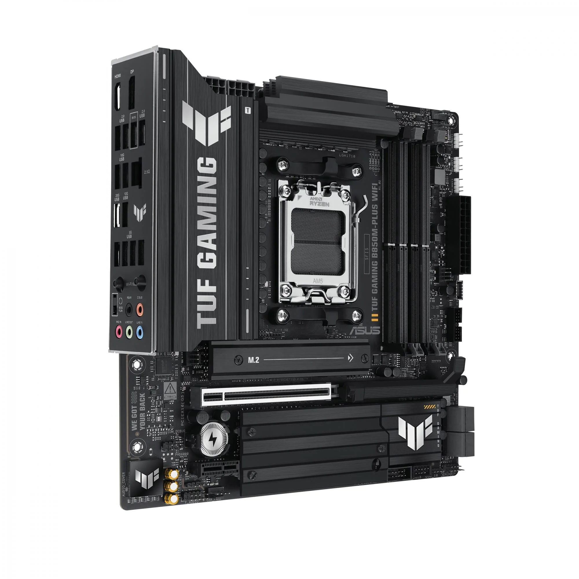 ASUS TUF GAMING B850M-PLUS WIFI (mATX. B850. AM5)