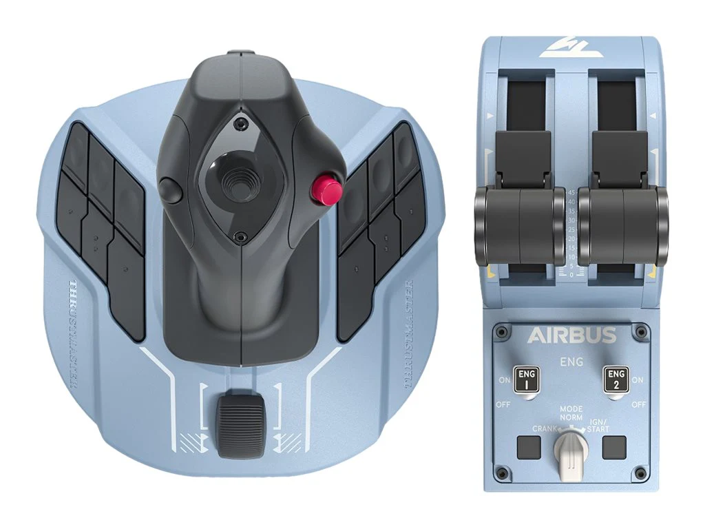 ThrustMaster TCA Officer Pack Airbus Edition Joystick und Gashebel