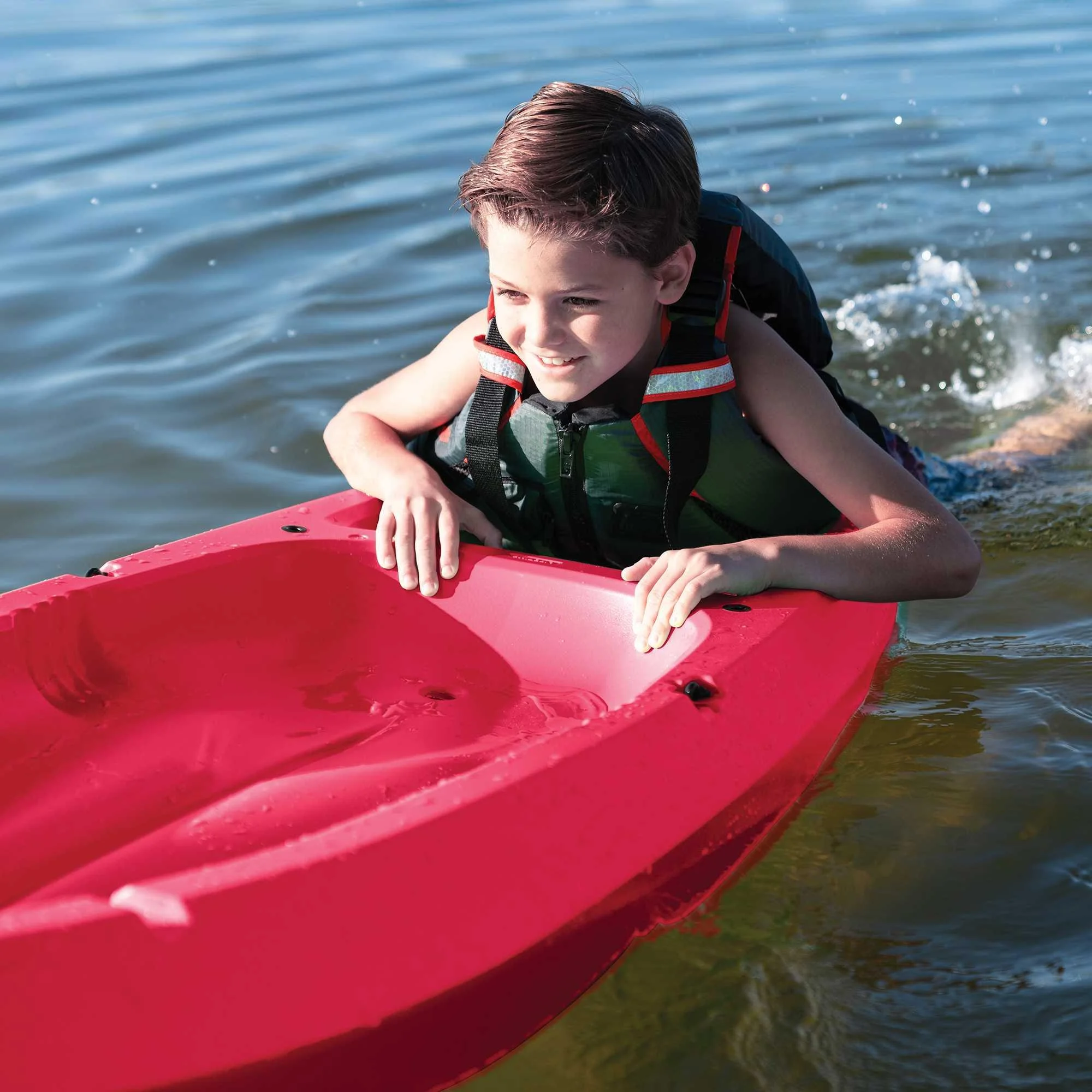 Lifetime Wave 6 ft Youth Kayak, Fire Red (91401)