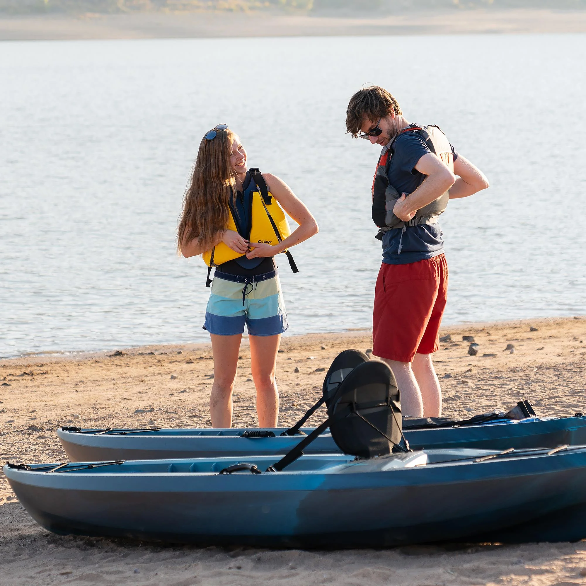 Lifetime 10.25 Ft. Kenai Sit-on-Top Kayak 2-Pack, Lightning Fusion (91210)