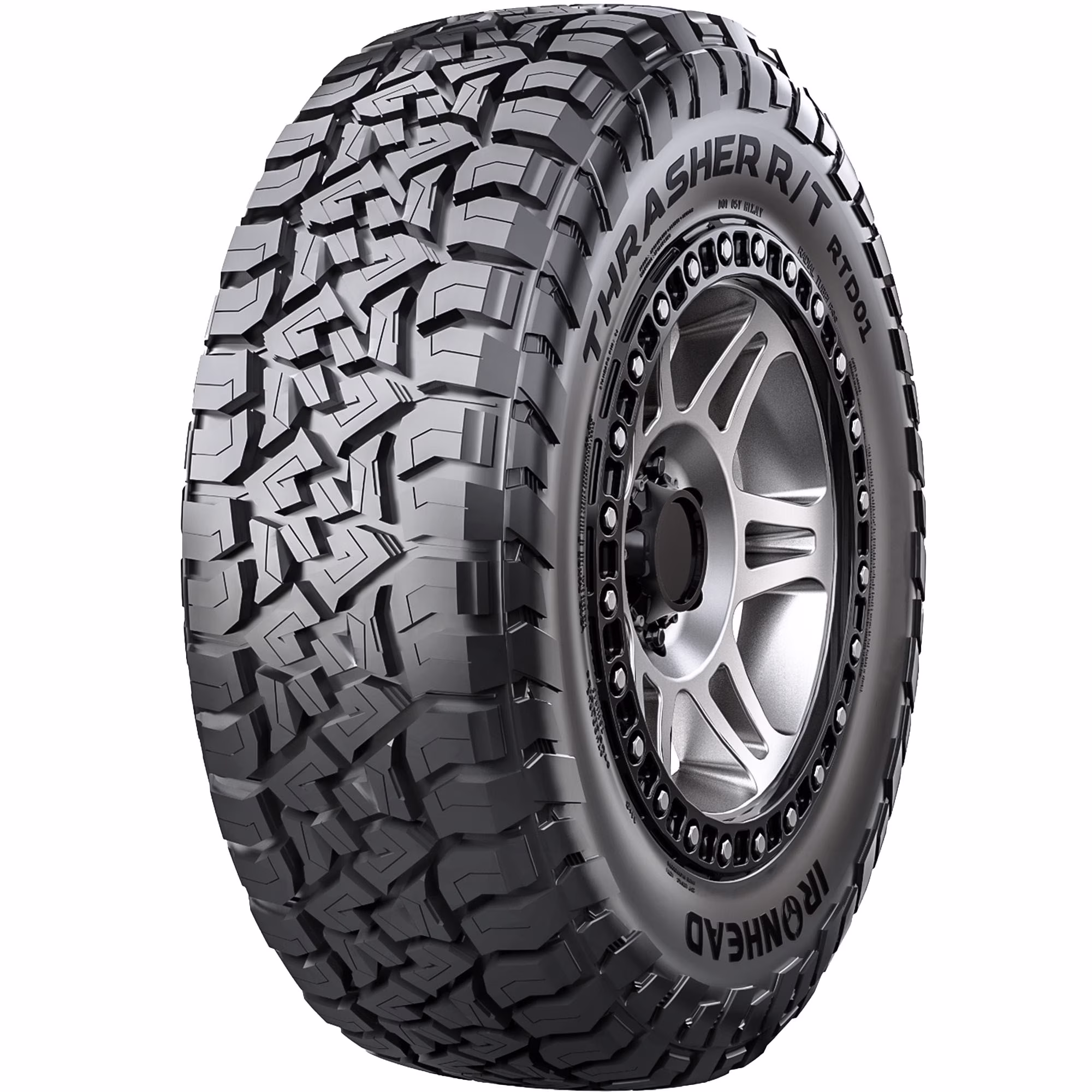 Ironhead Thrasher R/T RTD01 Rugged Terrain 265/70R17 115T Light Truck Tire
