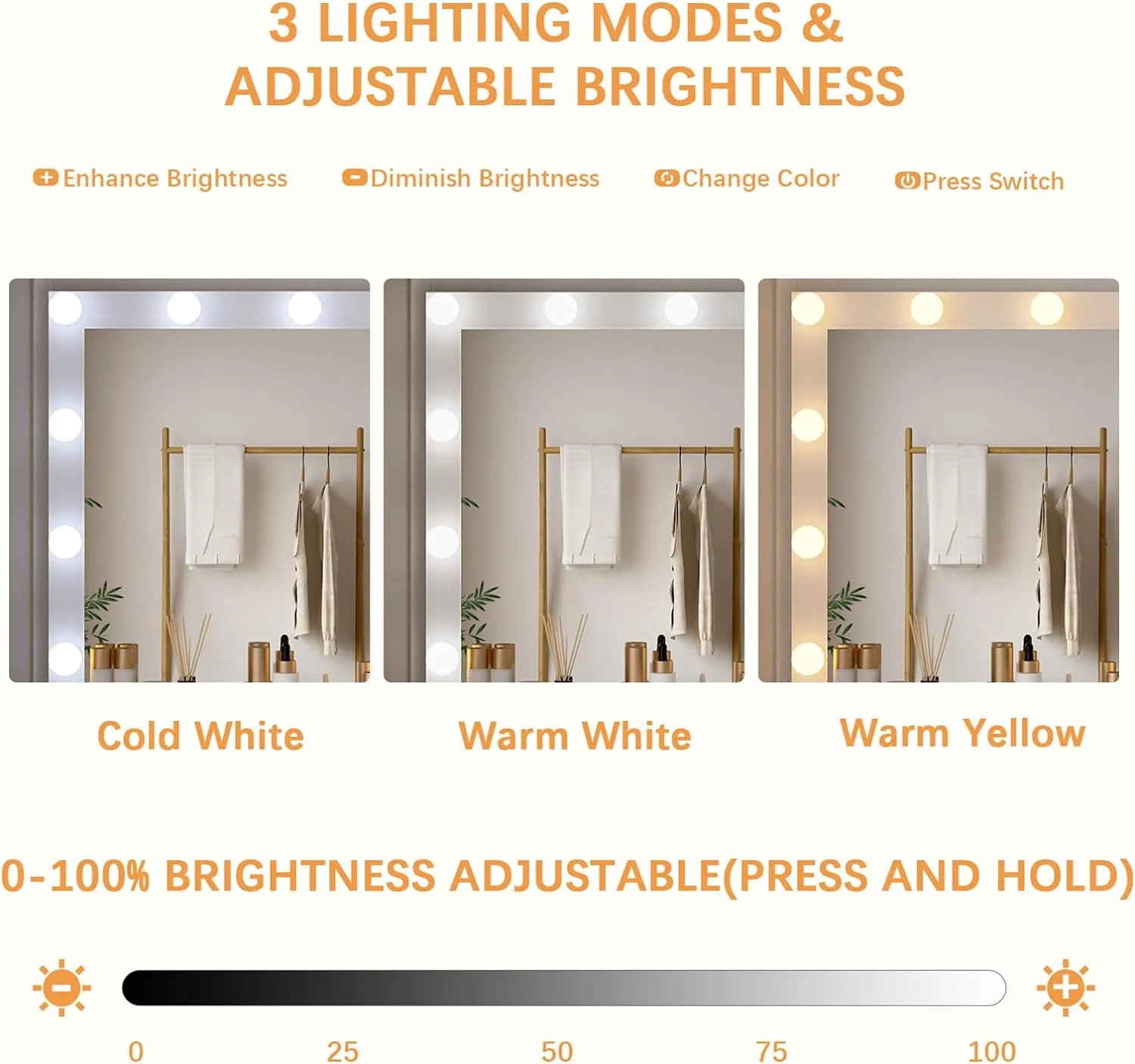 Makeup Vanity Desk with Mirror and Lights, White Vanity Desk with Charging Station, LED Cabinet, 5 Drawers & Storage Bag, Vanity Mirror with Lights Desk and Chair, Vanity Table Set with Stool