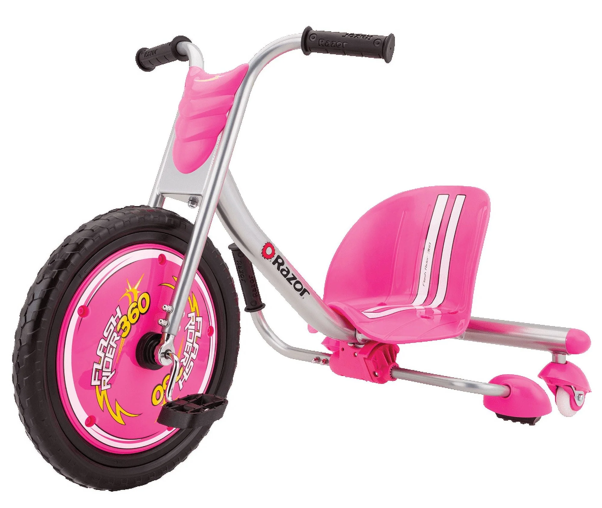 Razor FlashRider 360 Tricycle with Sparks - Pink, 16