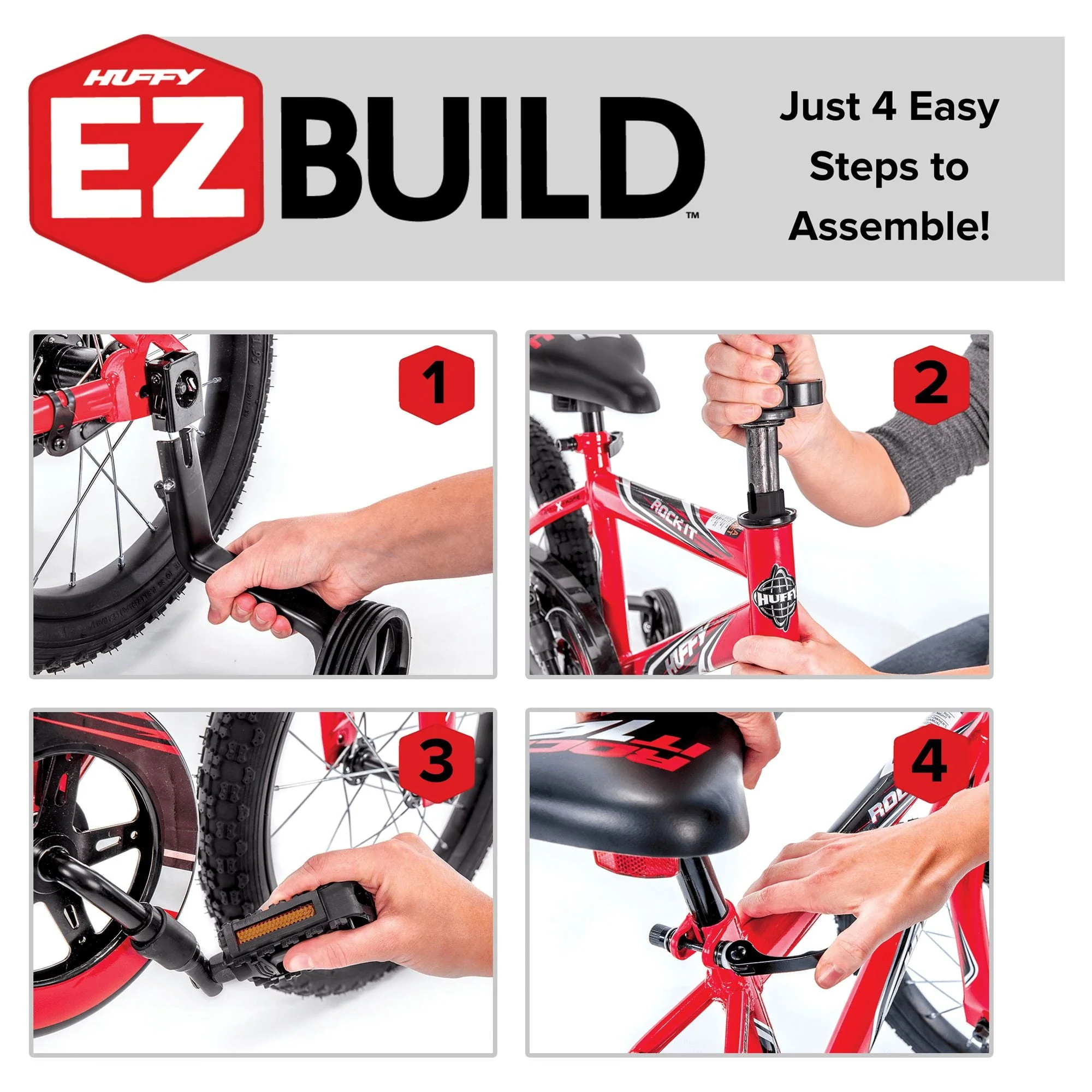 Huffy 16 Inch Sea Star Girl's Bike, Pink Bubble Gum