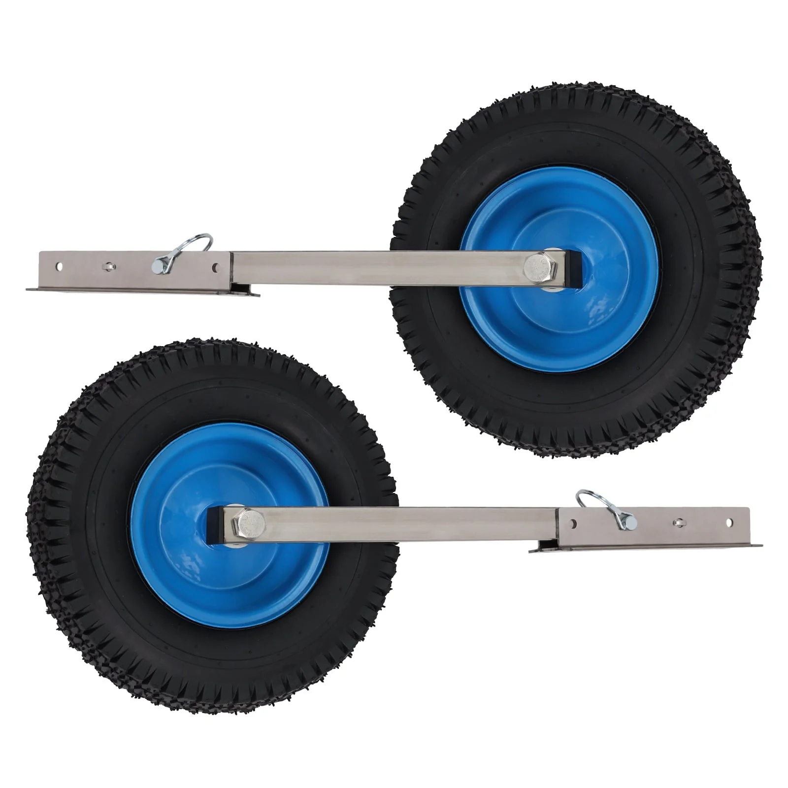 Wheels 600LBS Boat Boat Transom Launching Wheel with 12 Inch Wheels Set for Inflatable Boat & Aluminum Boat