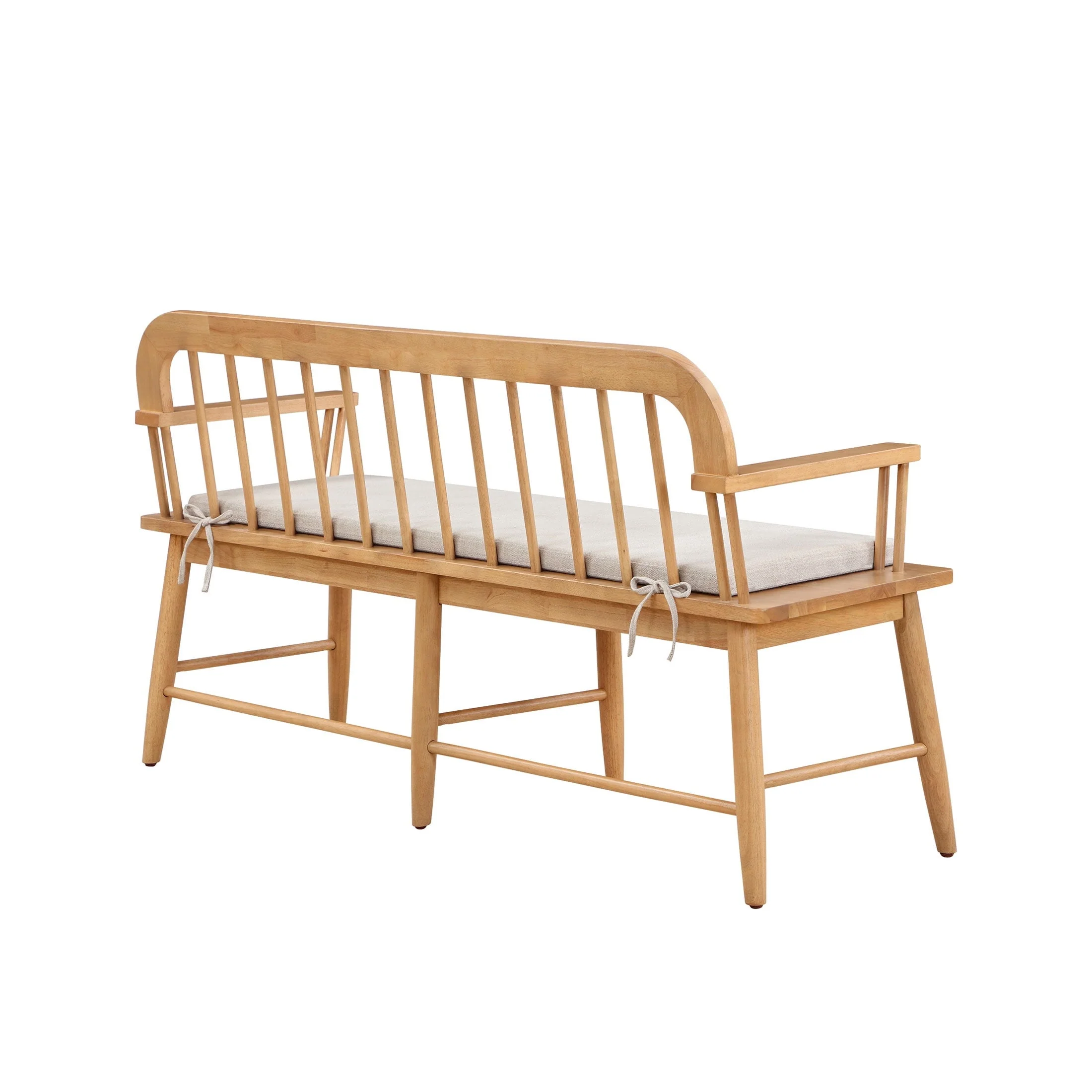 Better Homes & Gardens Windemere Solid Wood Bench, Natural Oak finish, by Dave & Jenny Marrs