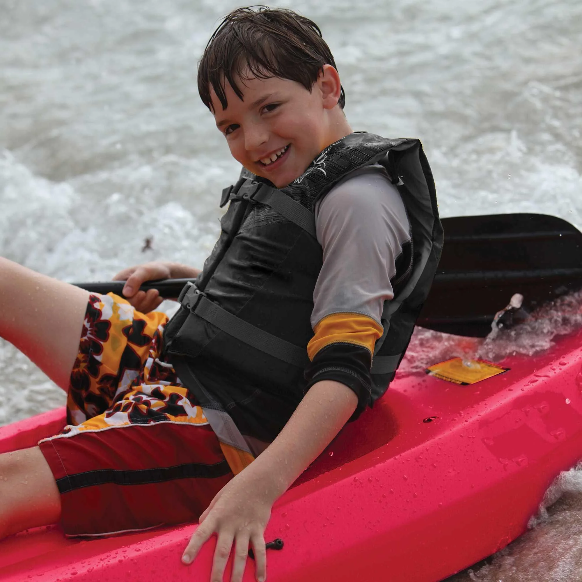 Lifetime Wave 6 ft Youth Kayak, Fire Red (91401)