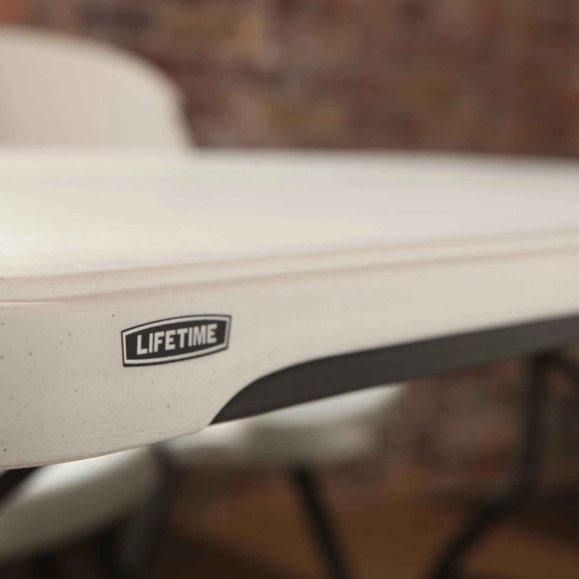 Lifetime 6 Foot Rectangle Folding Table, Indoor/Outdoor Commercial Grade, Black (280350)