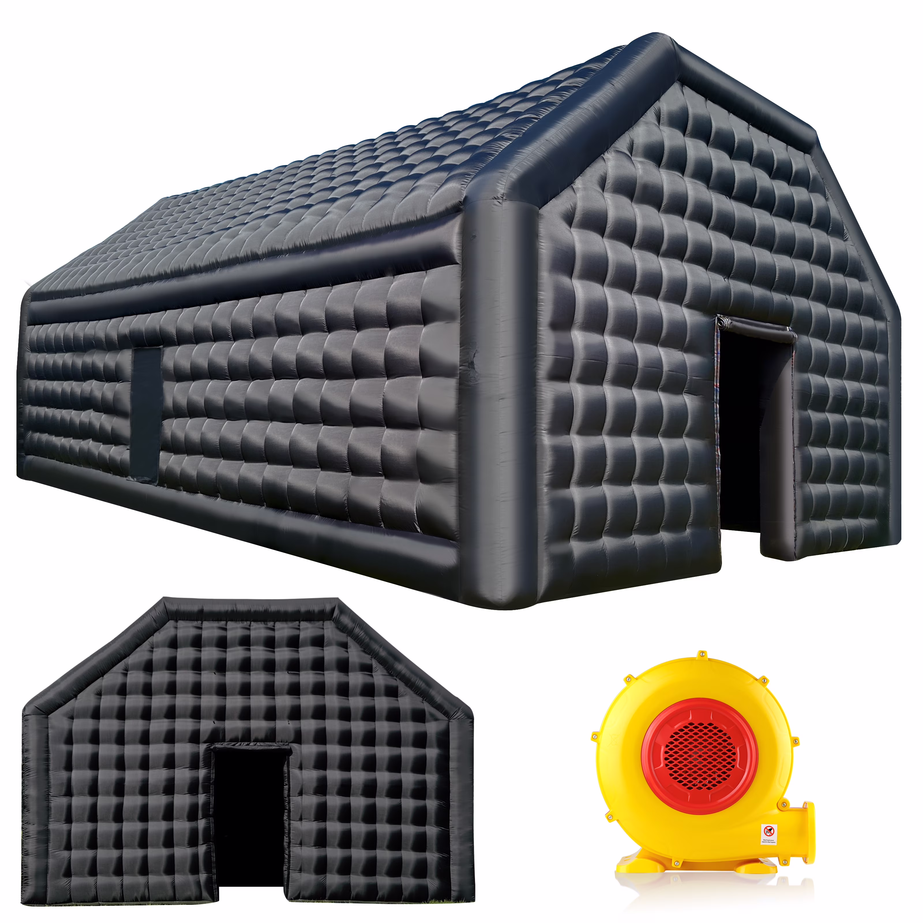 WARSUN 60 Person Large inflatable Party Tent with Disco Cube