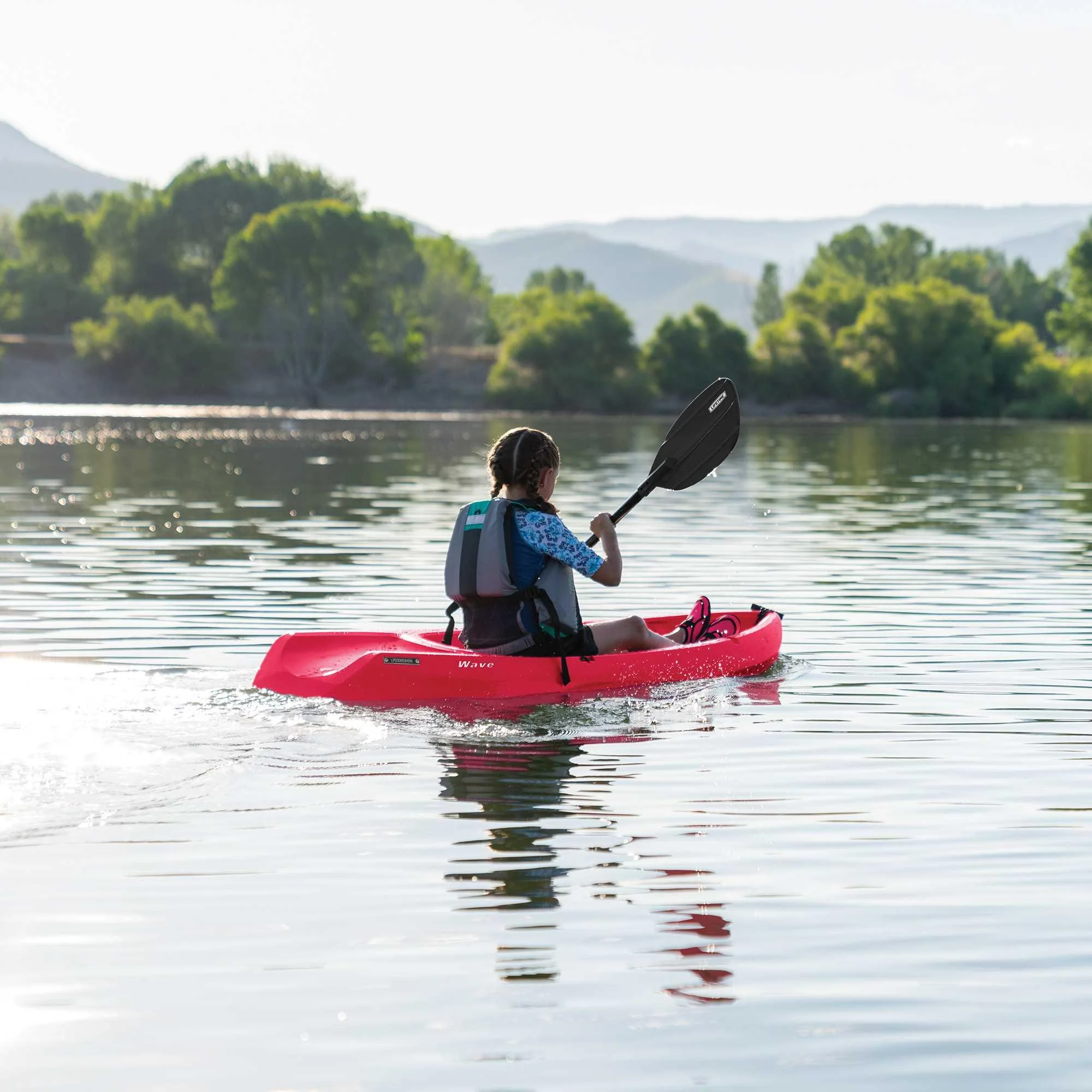 Lifetime Wave 6 ft Youth Kayak, Fire Red (91401)