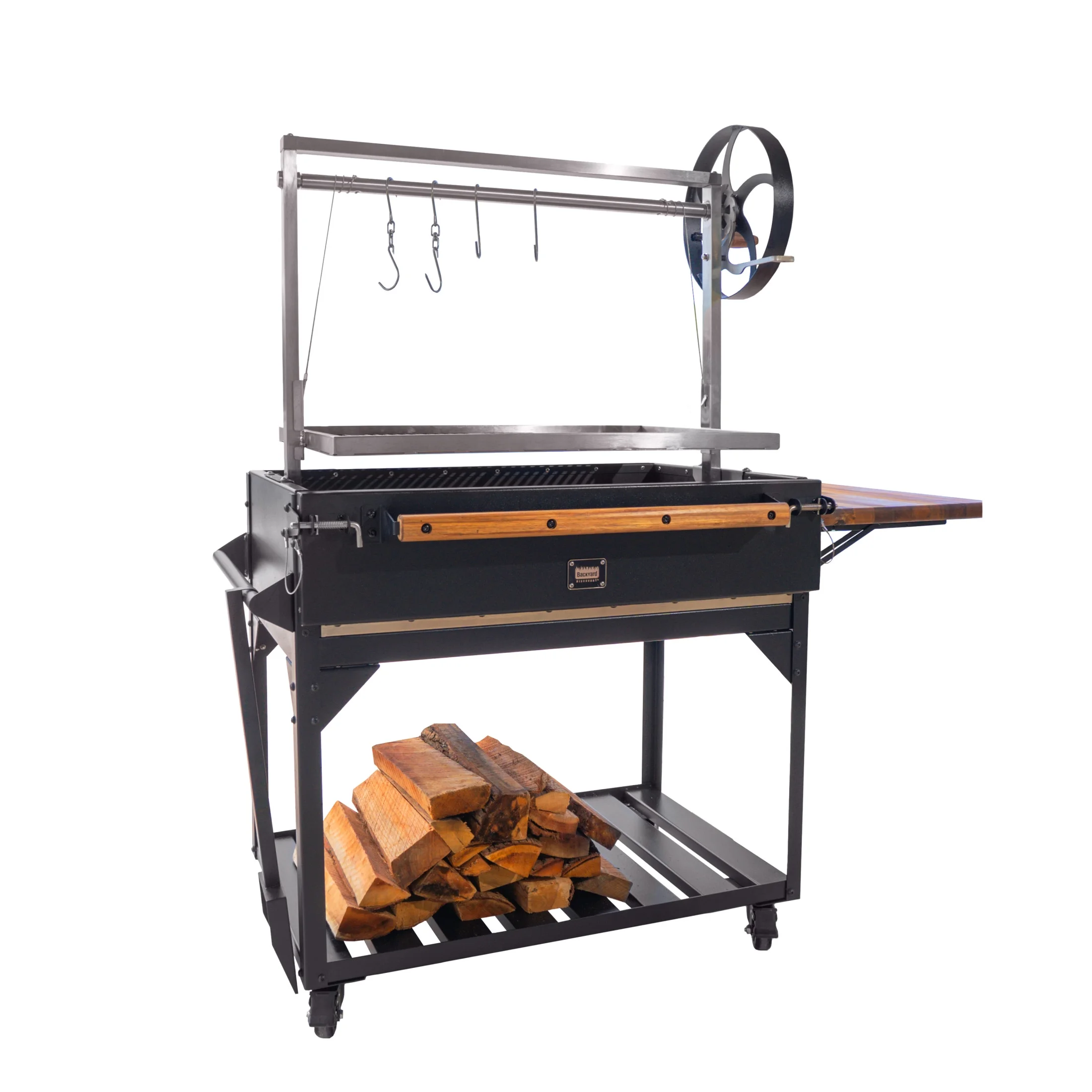 Backyard Discovery Argentine Santa Maria Heritage Wood Fire & Charcoal Grill, Fire Bricks
