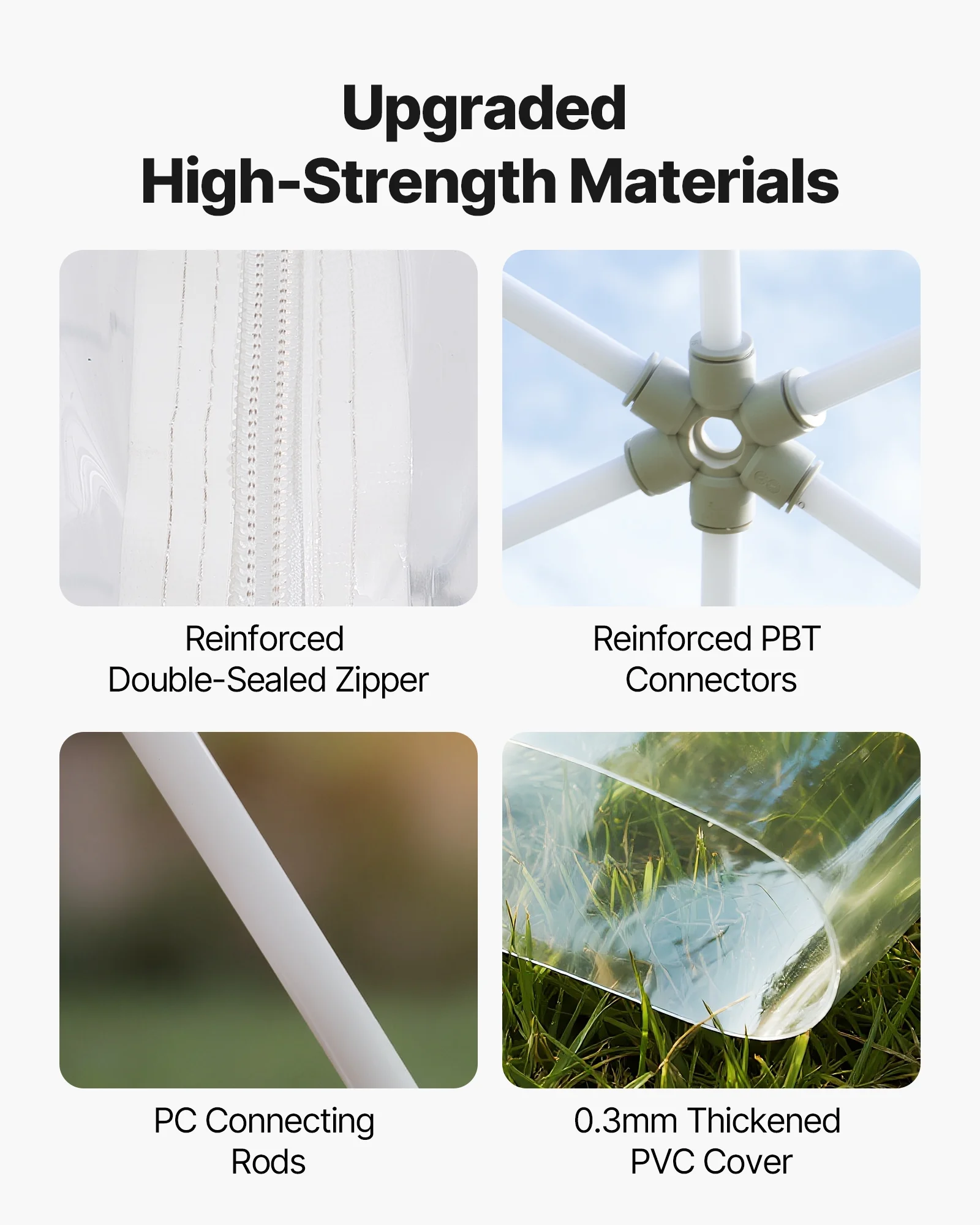 VEVOR Garden Dome Tent, 12 x 7.2 ft Outdoor Clear Bubble Tent for 4-7 Person, Weatherproof Geodesic Dome Greenhouse with Window, PVC Igloo Tents for Backyard Patios Camping Party Wedding