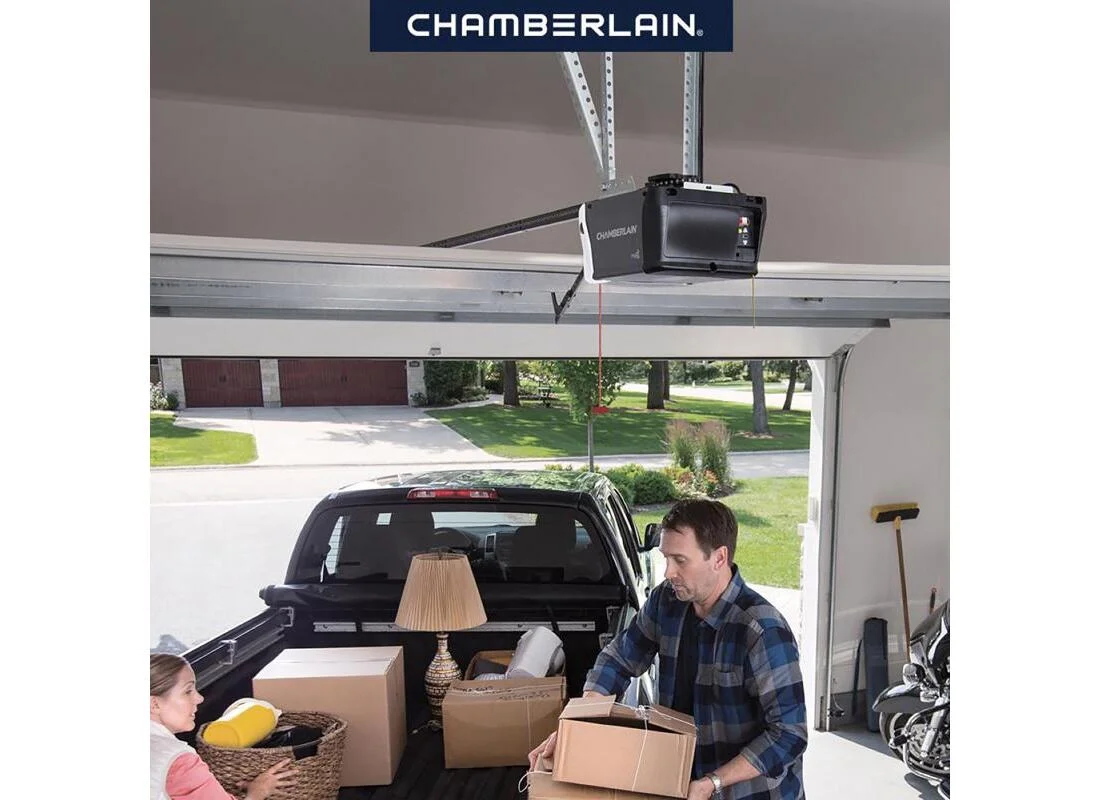 Chamberlain Garage Door Opener, 0.5 HP with Smartphone Control Bluetooth Technology