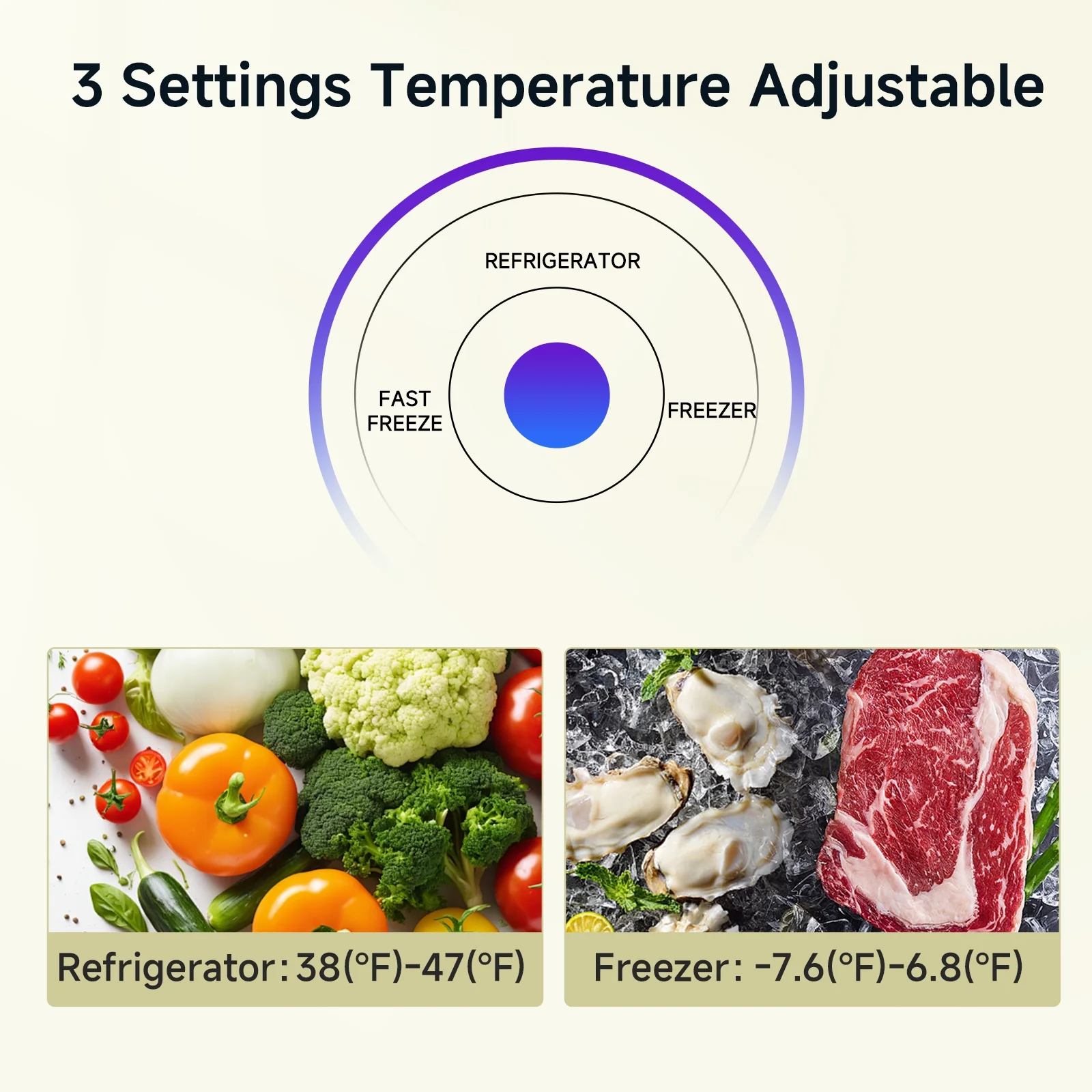 BANGSON Upright Freezer, 7.0 Cu.ft Freestanding Freezer, Convertible Upright Freezer/Refrigerator, Single Door for Kitchen, Office, Apartment, Silver