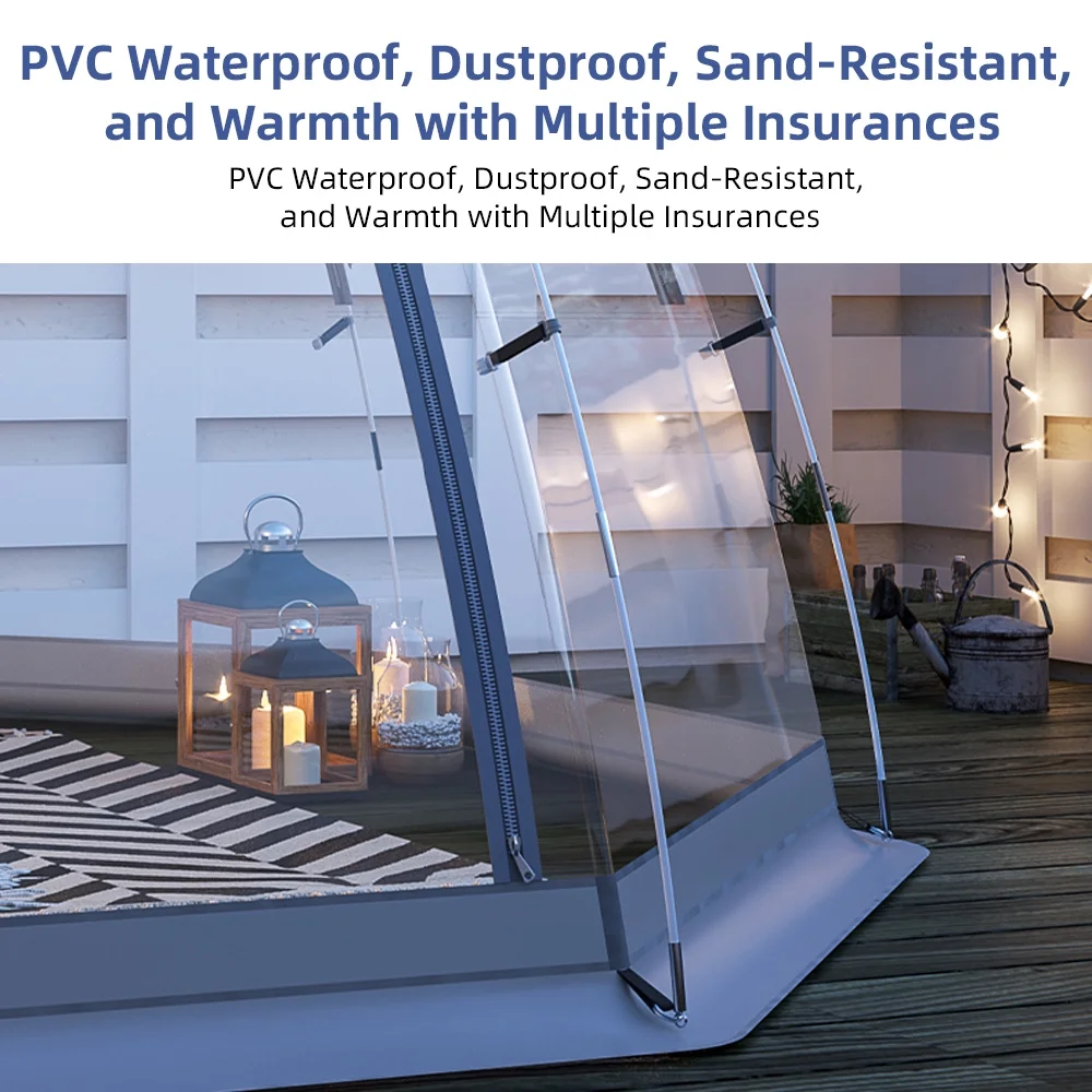 tent,Bubble Tent Weatherproof Shelter Party - Winter Tent Oversize Weather Proof - Oversize Weather Tent 8-10 Person - Cold Tent Party Cold-resistant Tent 8-10 Person Bubble Pod - Cold